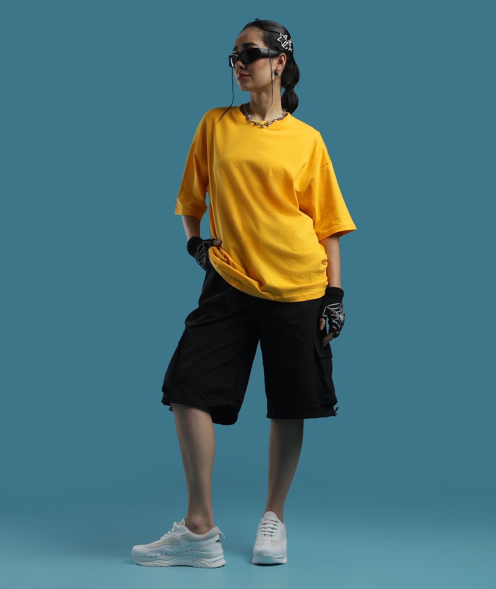 Womens Super Oversized Tshirt | Yellow