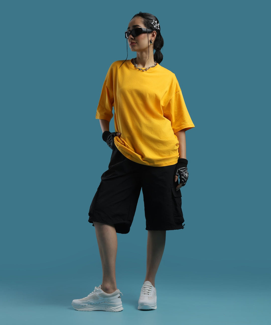 Womens Super Oversized Tshirt | Yellow