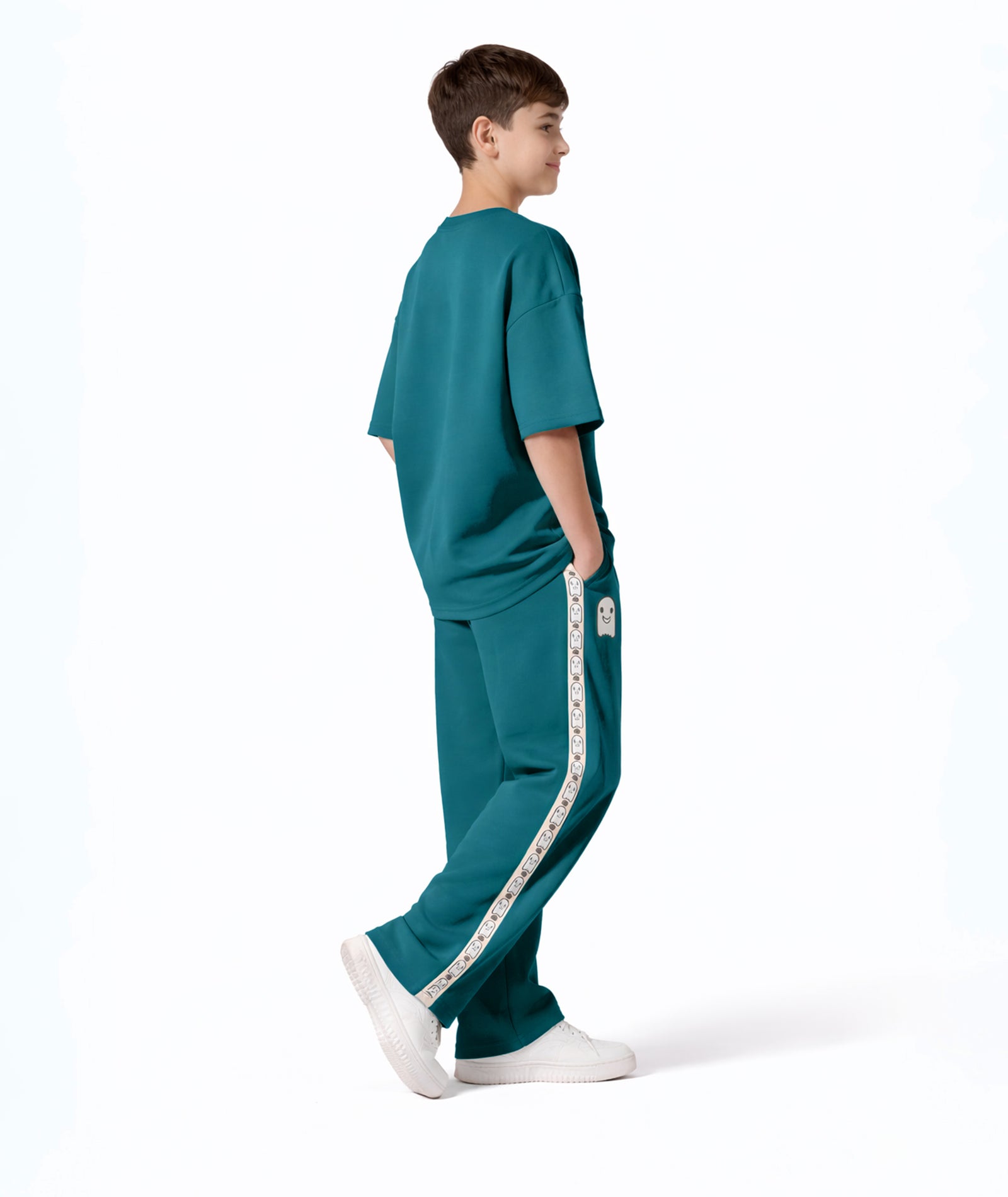 Boys Trendy Printed  Co-Ord Set | Regular Fit