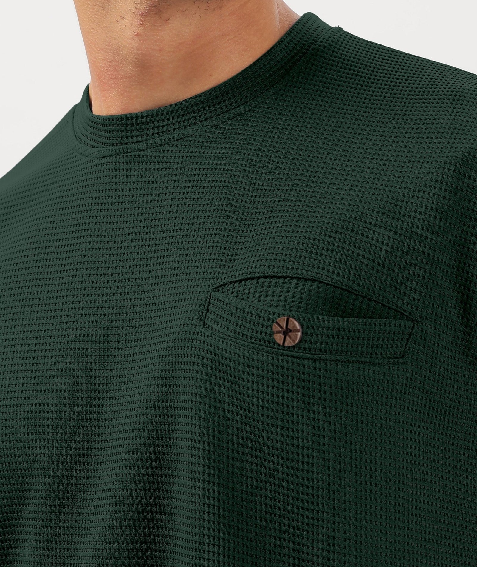 Men's Solid Regular Fit T-Shirt