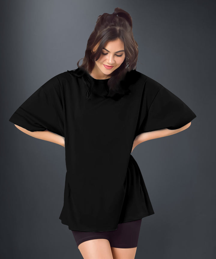 Black Womens Oversized Tshirt