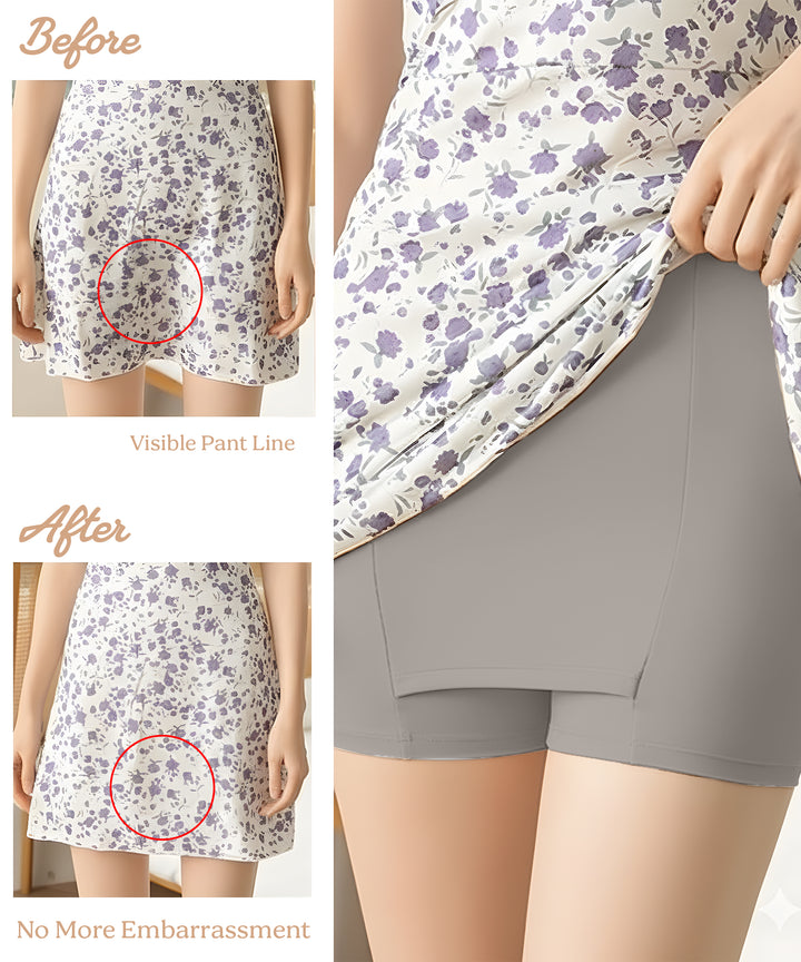 Womens Seamless Safety Shorts | Grey