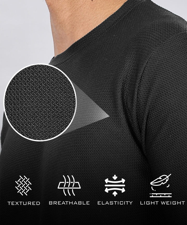 Men’s Regular Fit Polyblend Long Sleeve T-Shirt