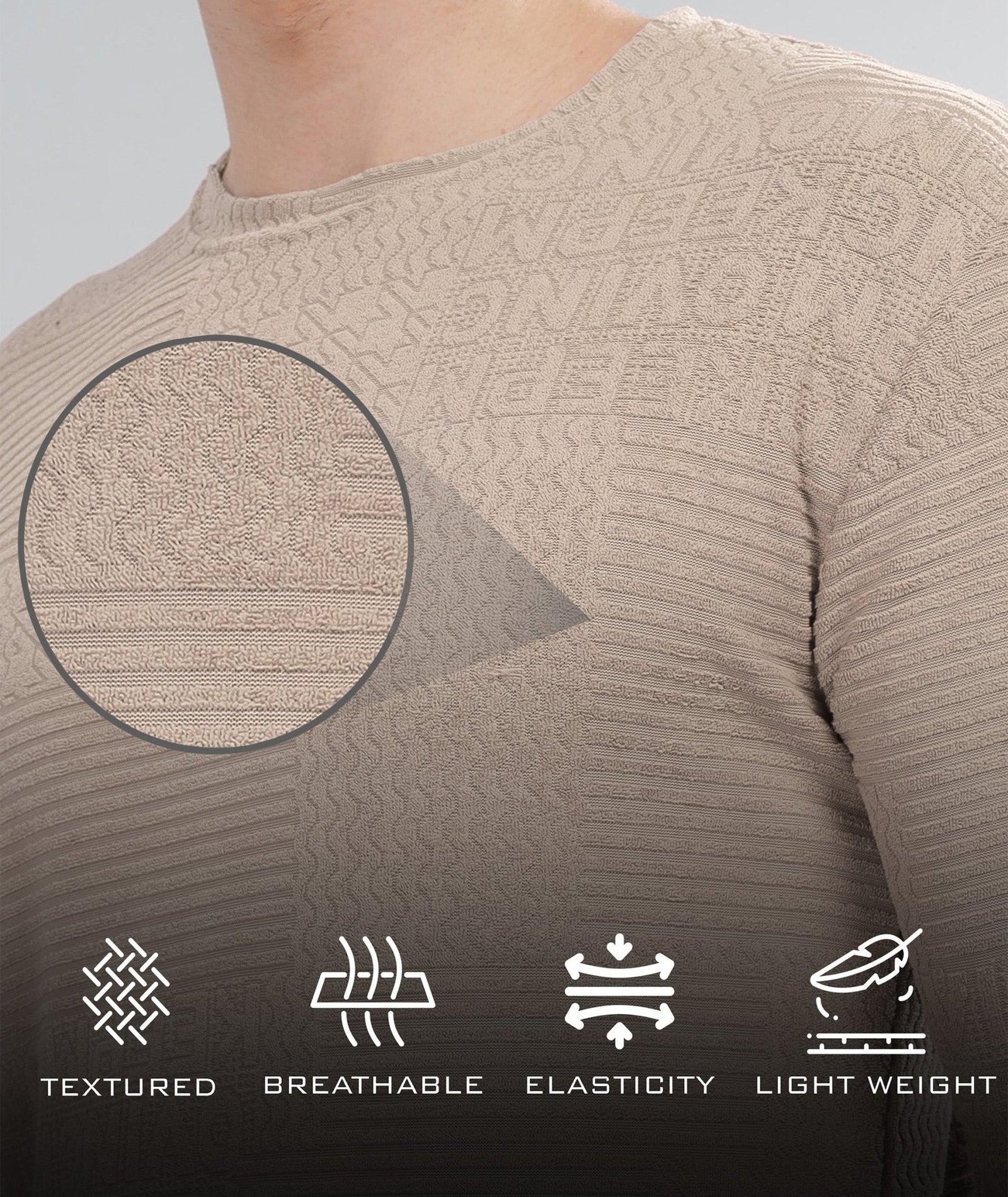 Men's Full Sleeve Polycotton T-Shirt