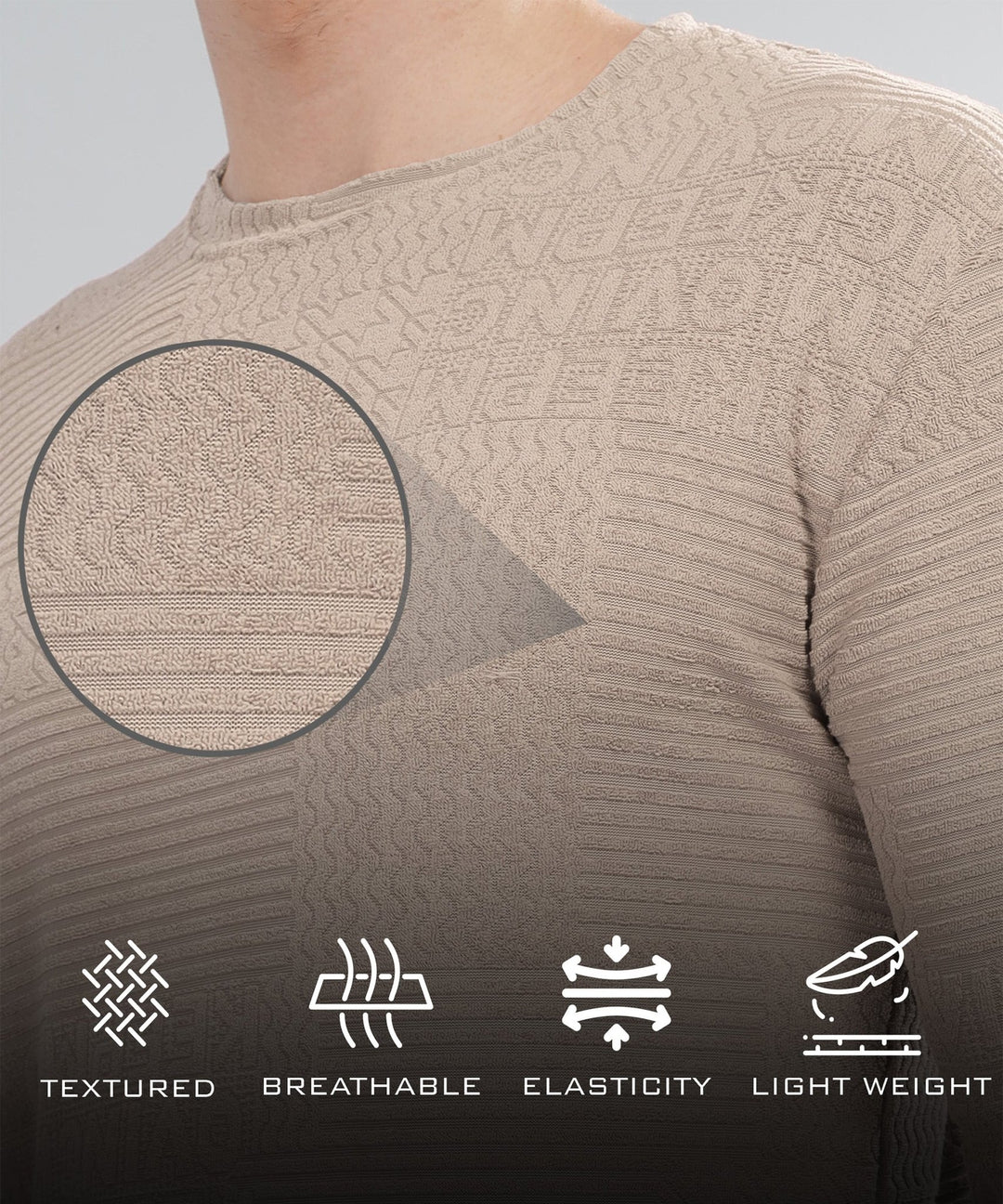 Men's Full Sleeve Polycotton T-Shirt