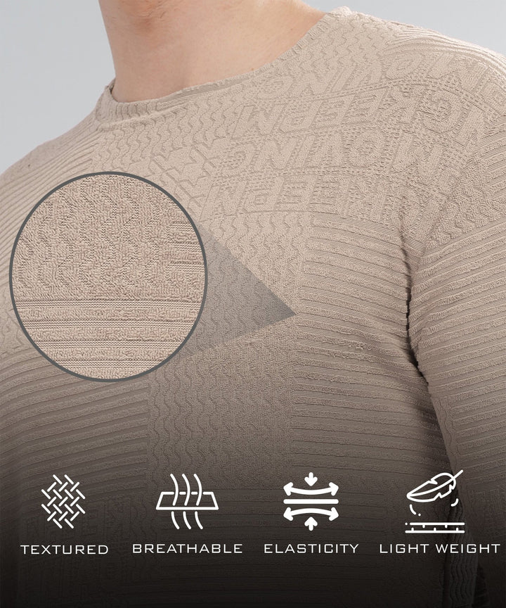 Men's Full Sleeve Polycotton T-Shirt