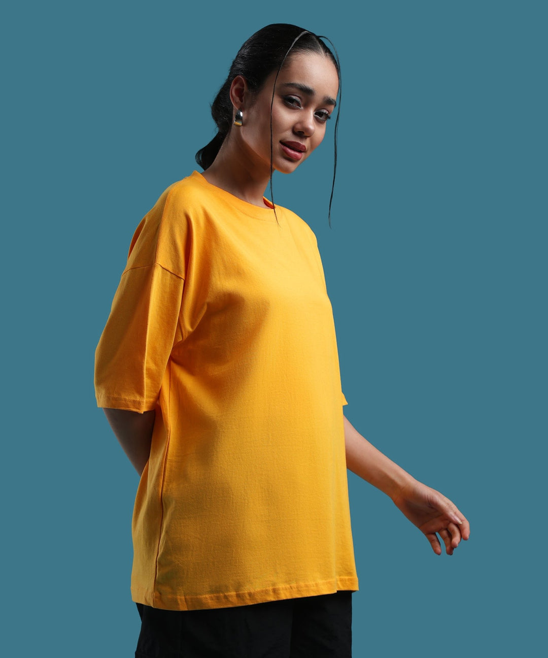 Womens Super Oversized Tshirt | Yellow