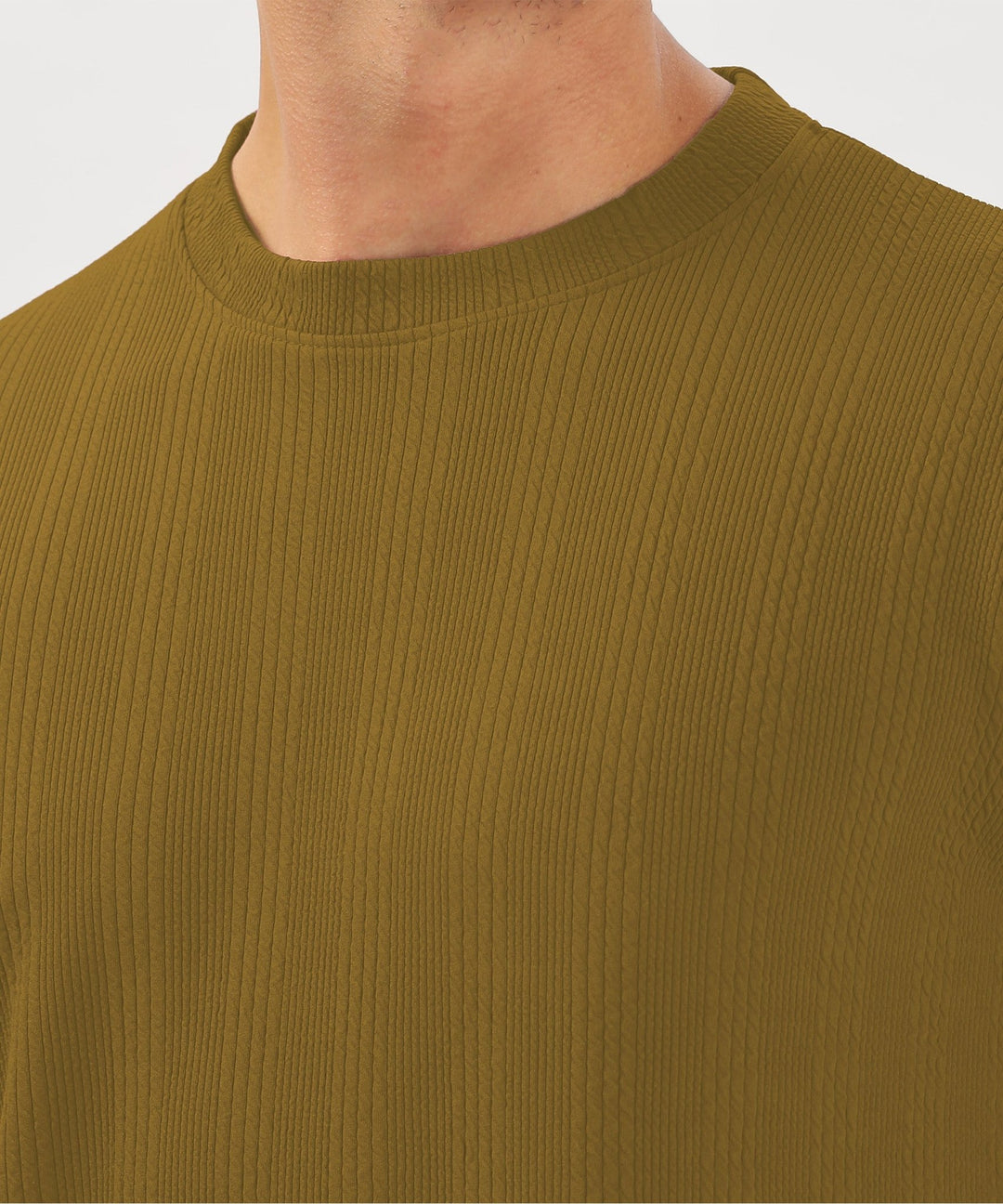 Men's Solid Full Sleeve Regular Fit T-Shirt