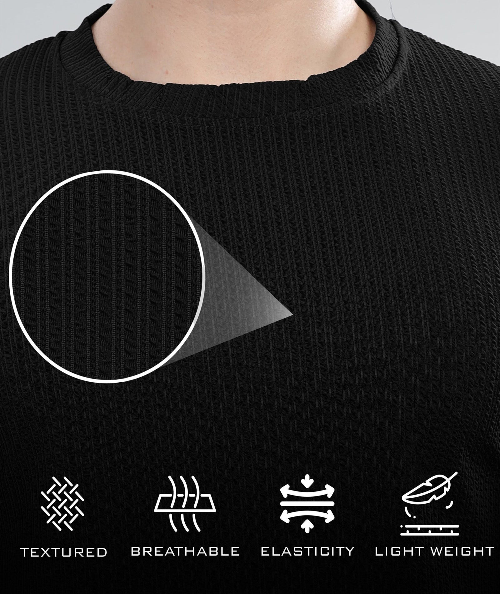 Men's Poly cotton Half Sleeve Solid T-Shirt