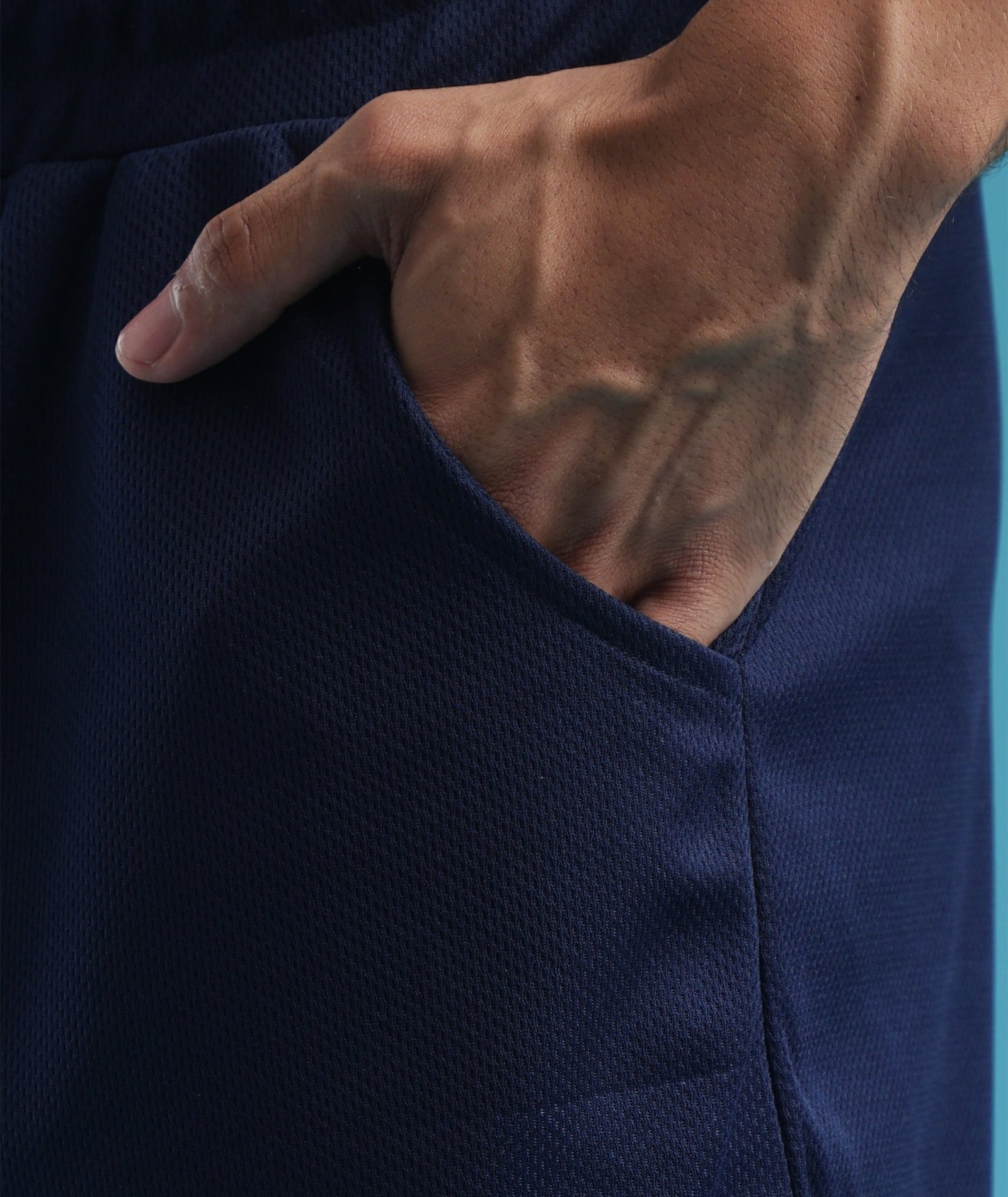 Mens Athletic Shorts with Pockets | Navy
