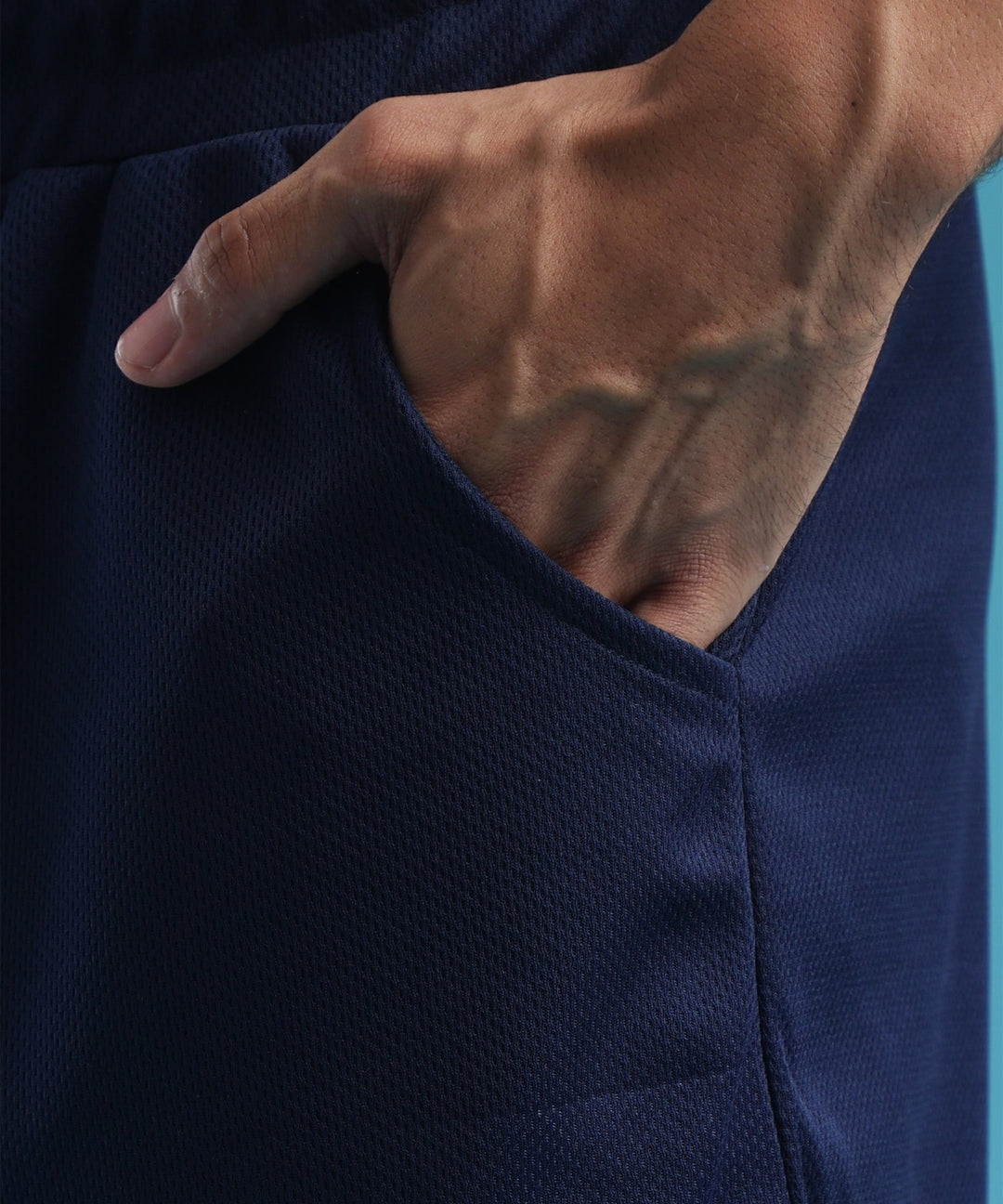 Mens Athletic Shorts with Pockets | Navy