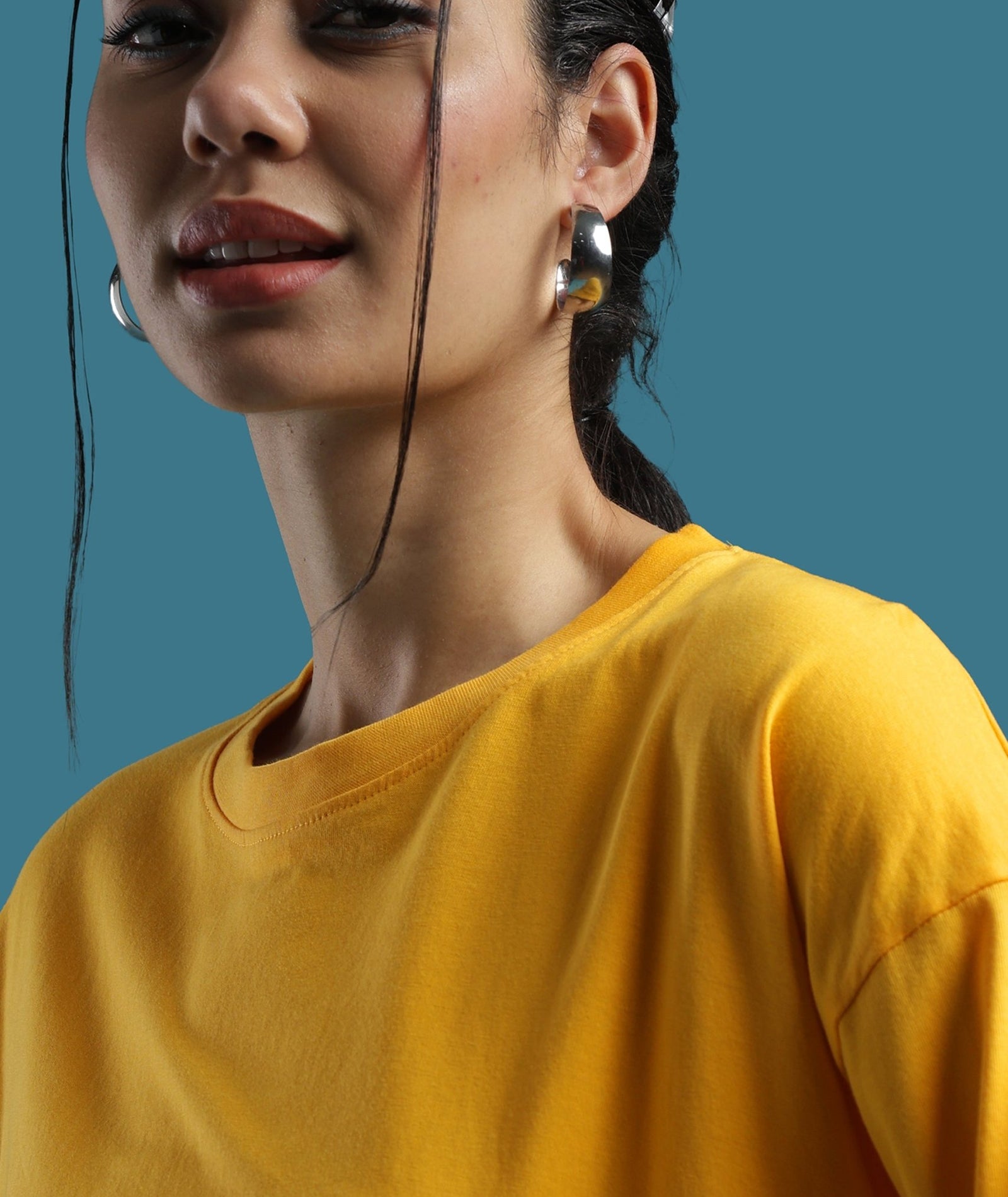 Womens Super Oversized Tshirt | Yellow