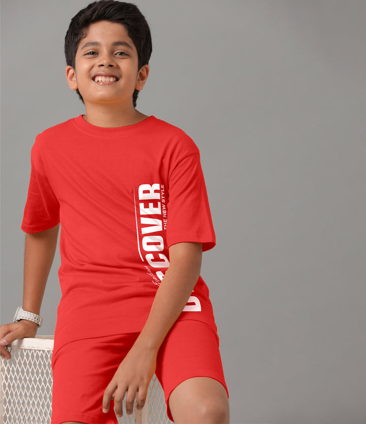 BOYS COORDS in RED