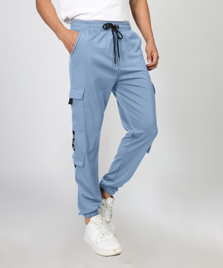 Mens Regular Fit Cargo Trackpants