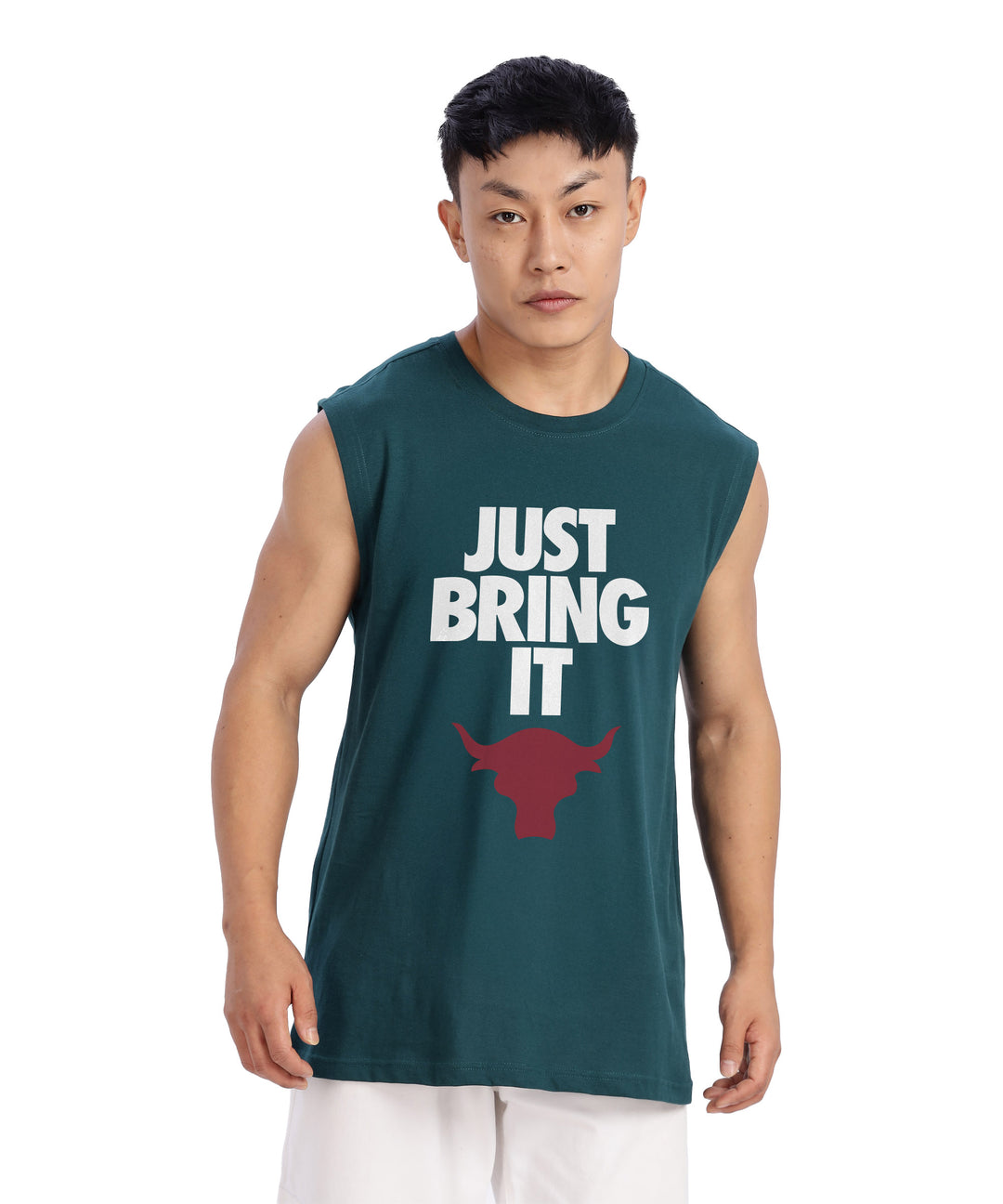 Peacock Green Mens Relaxed Fit Tshirt