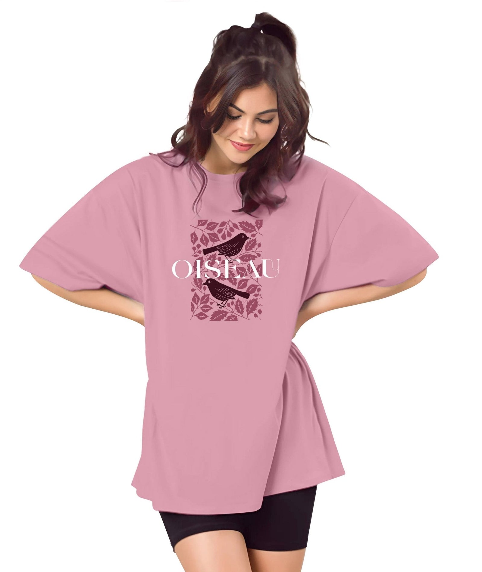 Womens printed Oversized Tshirt