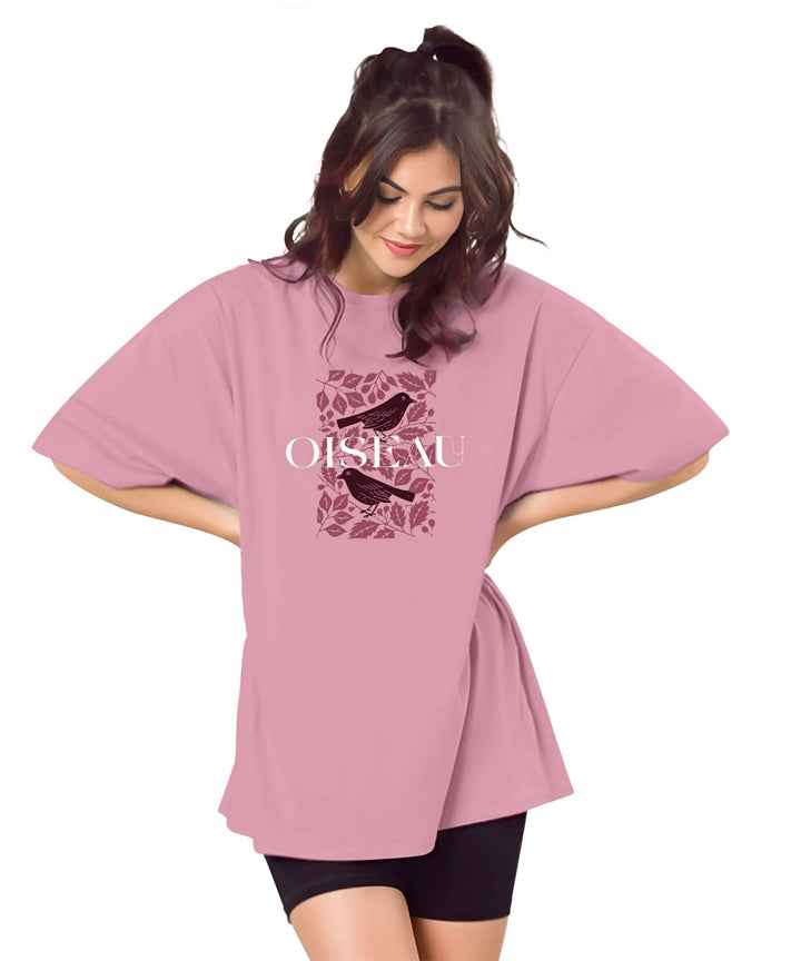 Womens printed Oversized Tshirt