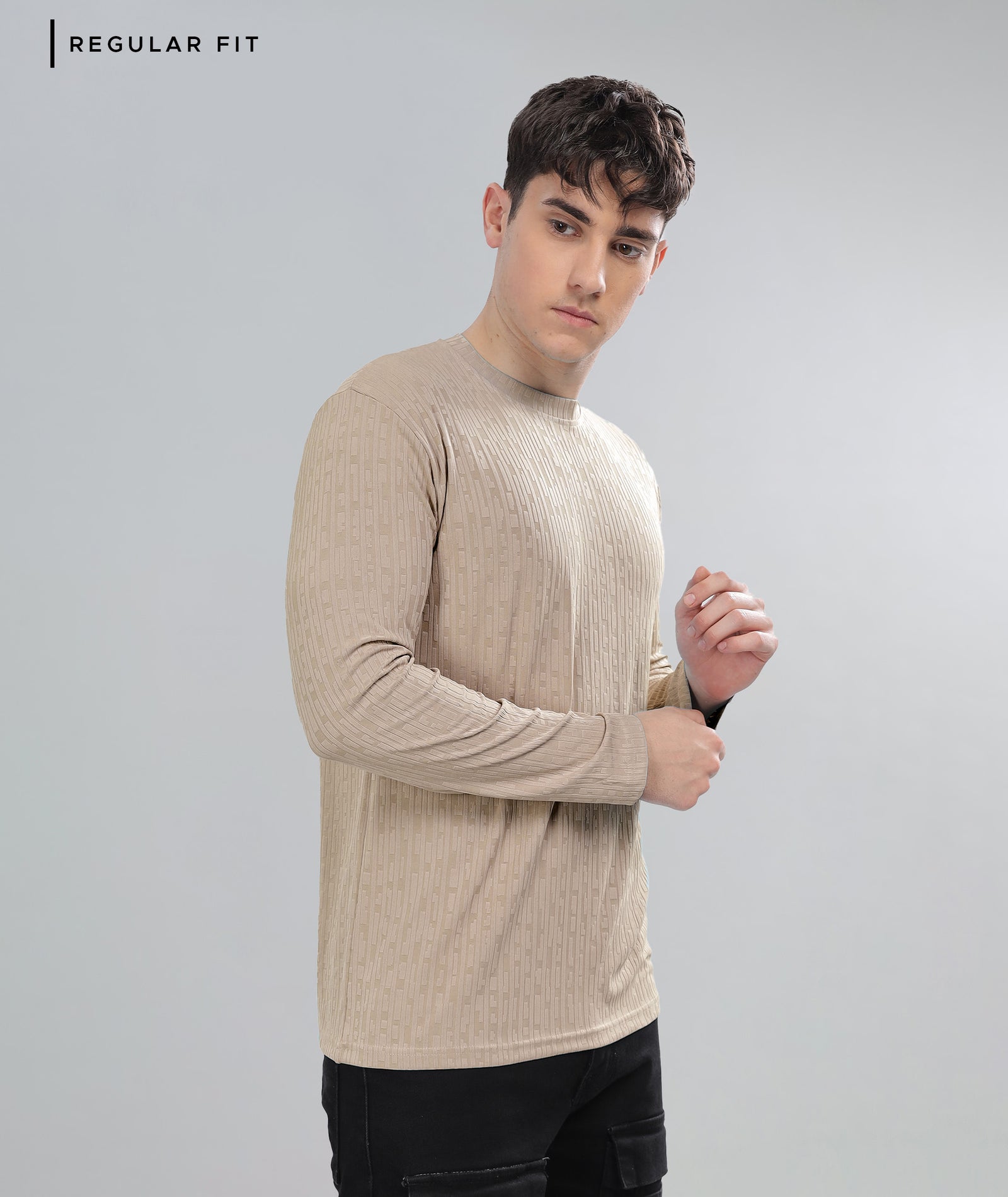 Men's Full Sleeve Polycotton T-Shirt