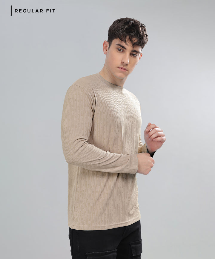 Men's Full Sleeve Polycotton T-Shirt