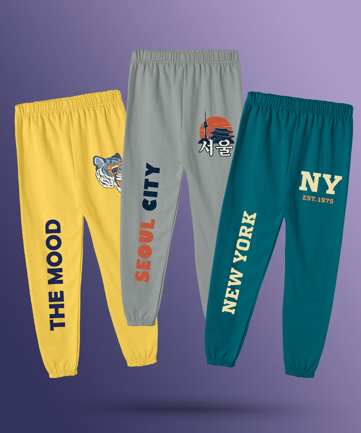 BOYS TRACK PANT (PACK OF 3)