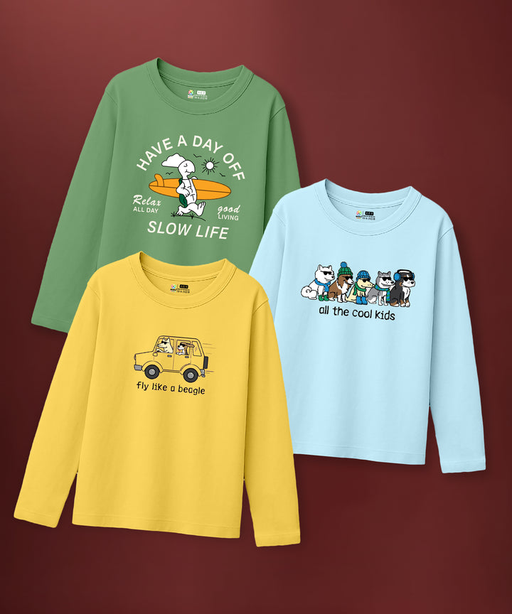 BOYS TSHIRT (PACK OF 3)