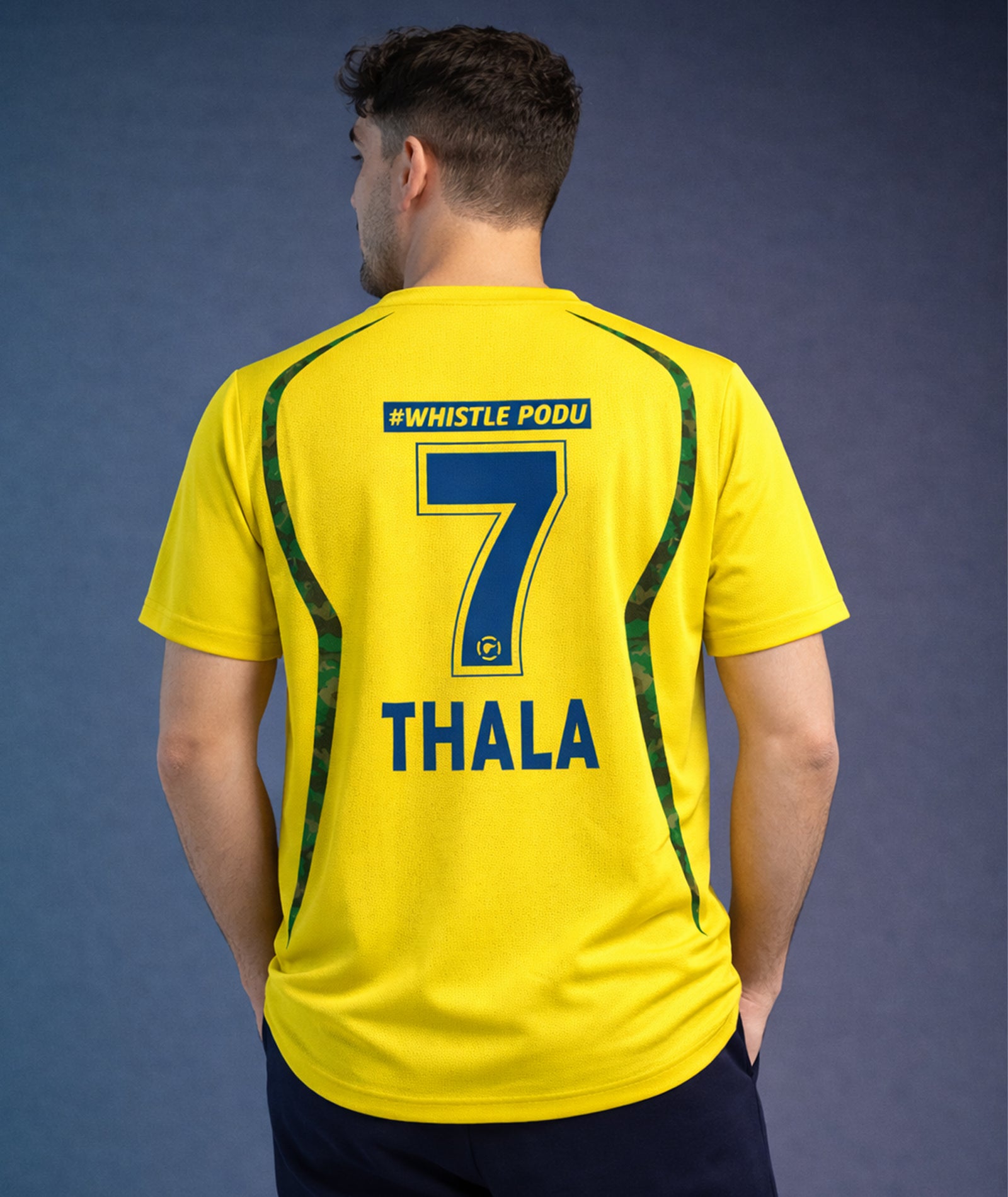 Mens IPL Cricket Jersey T-Shirt | CSK