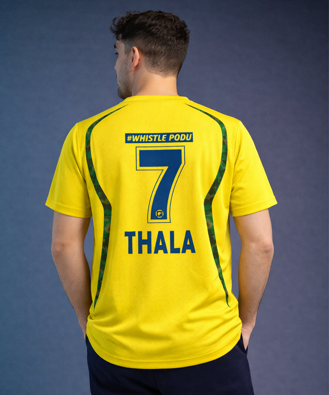 Mens IPL Cricket Jersey T-Shirt | CSK