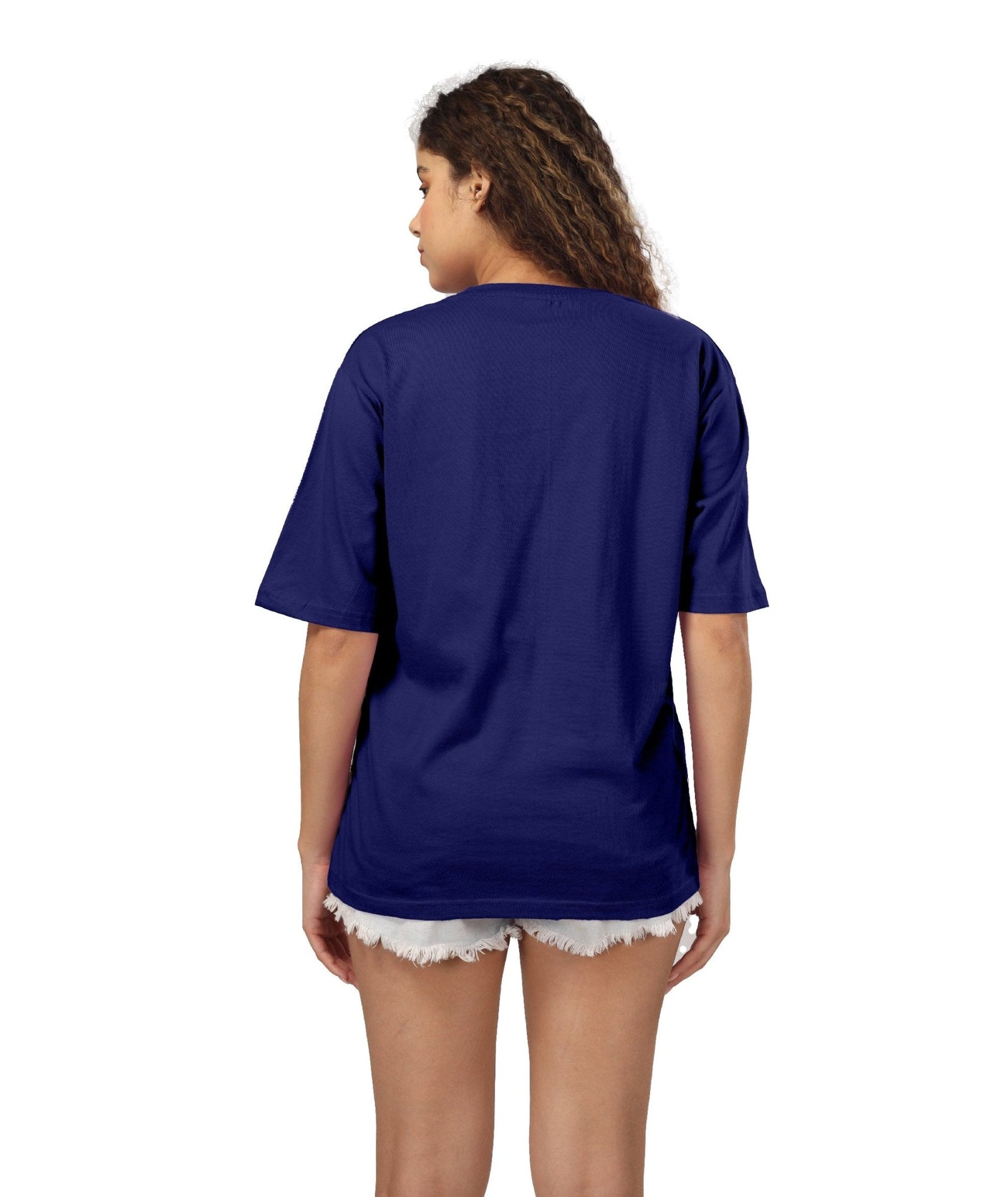 Womens Oversized Dark Blue Tshirt