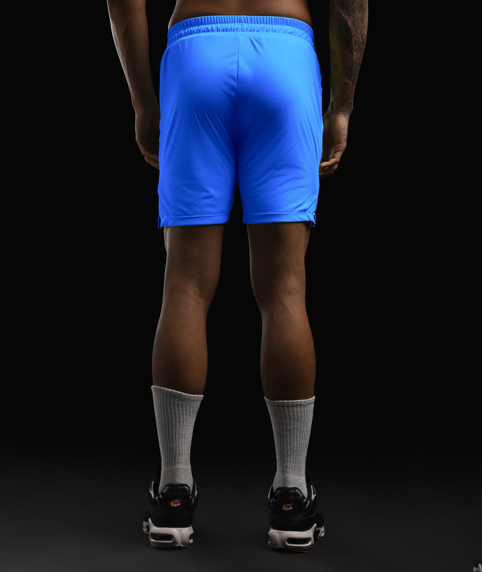 Mens Athletic Sportswear Shorts with Pockets | Blue