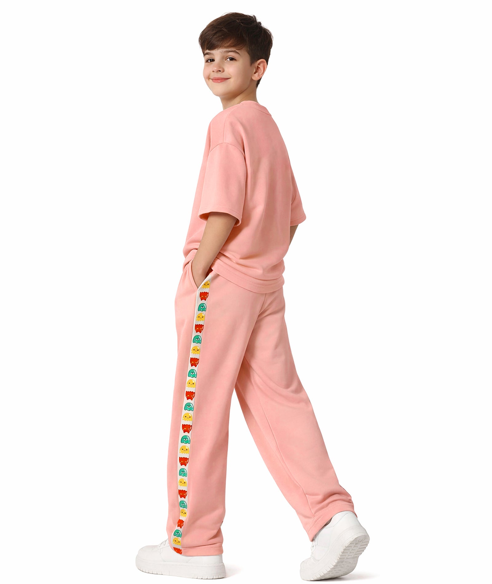 Boys Trendy Printed  Co-Ord Set | Regular Fit