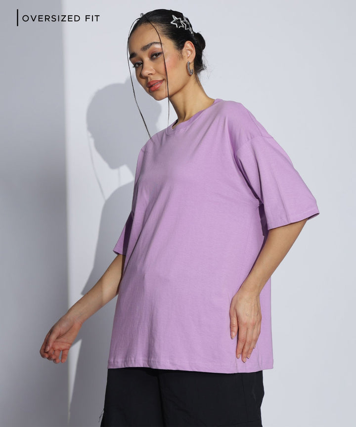 Womens Super Oversized Tshirt | Lavender
