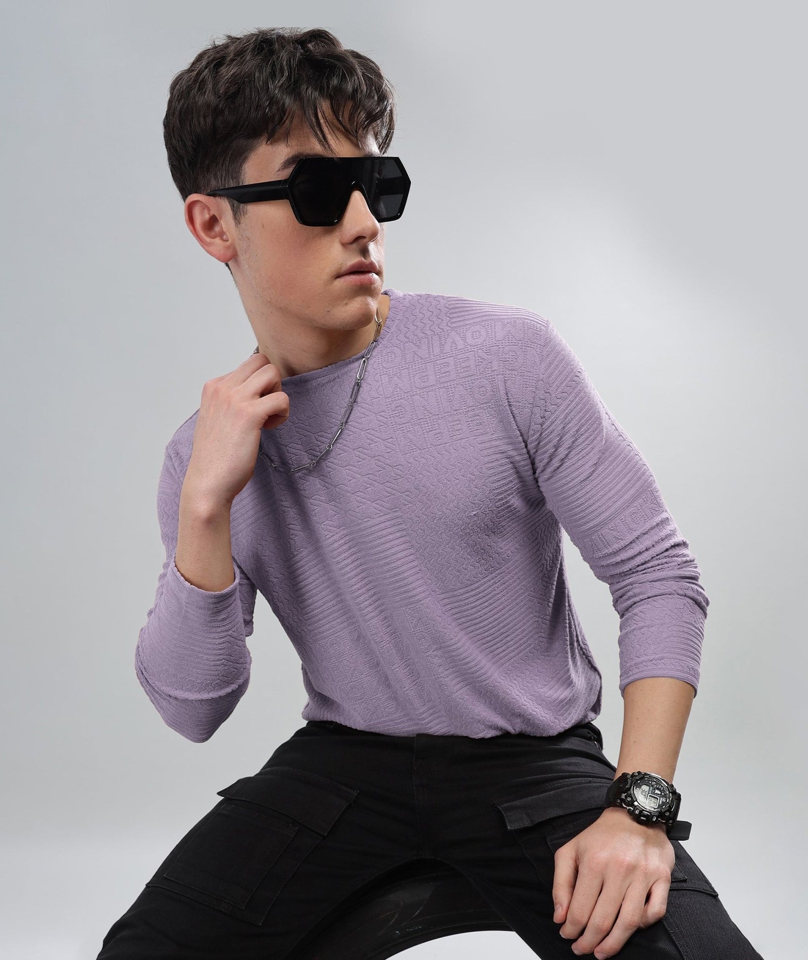 Men's Full Sleeve Polycotton T-Shirt