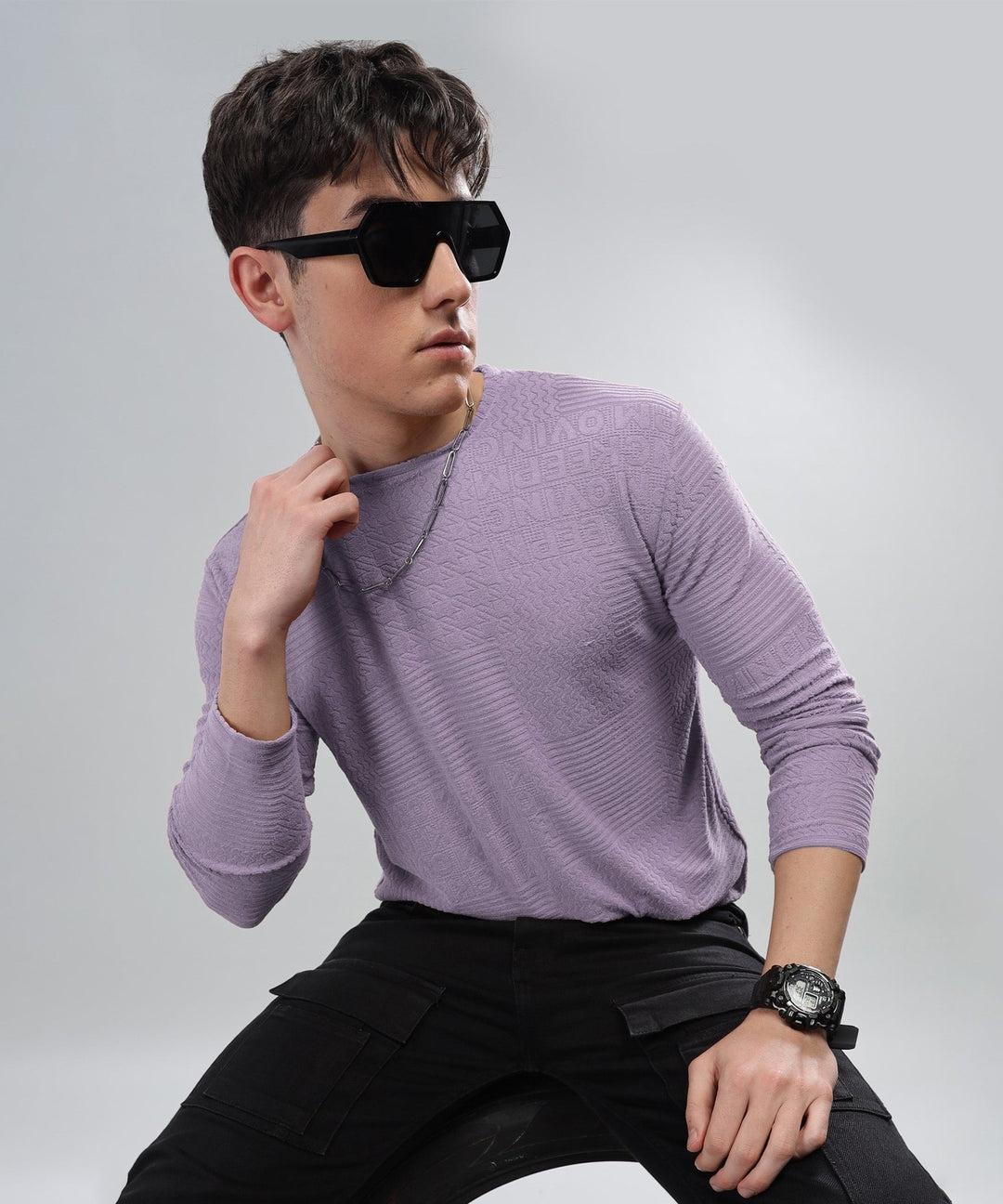 Men's Full Sleeve Polycotton T-Shirt