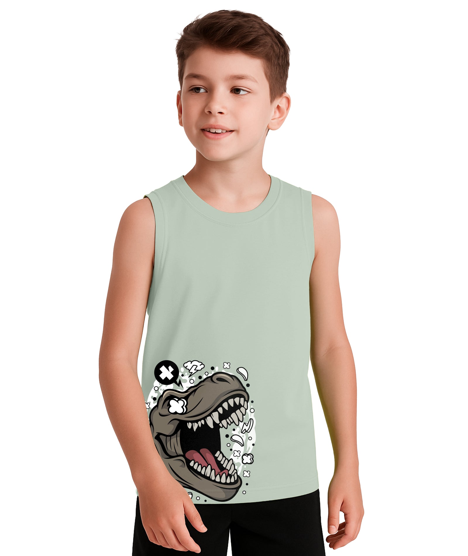 BOYS PRINTED VEST (PACK OF 3)