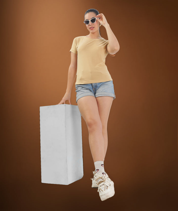Womens Regular Fit Foam Tshirt
