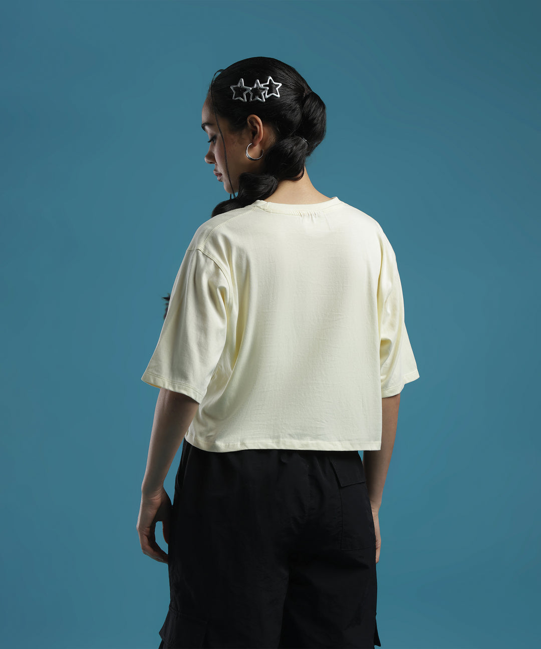 Womens Printed Crop Top