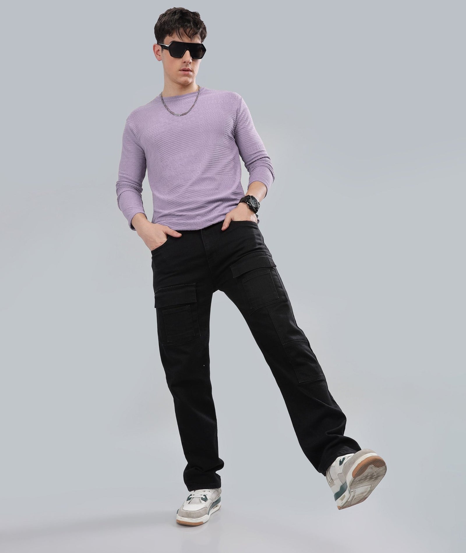 Men's Full Sleeve Polycotton T-Shirt