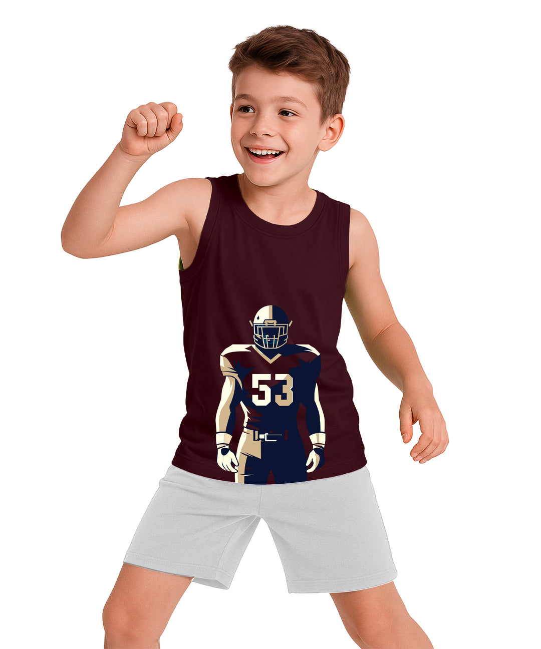 BOYS PRINTED VEST (PACK OF 3)