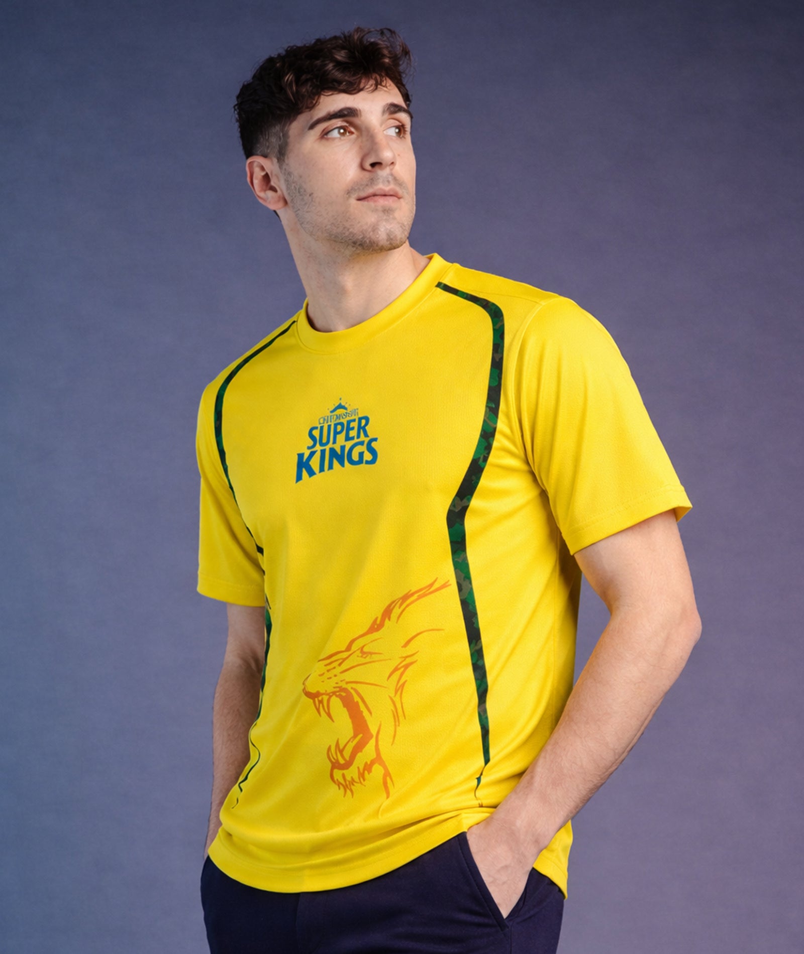 Mens IPL Cricket Jersey T-Shirt | CSK