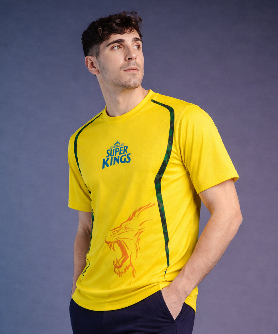 Mens IPL Cricket Jersey T-Shirt | CSK