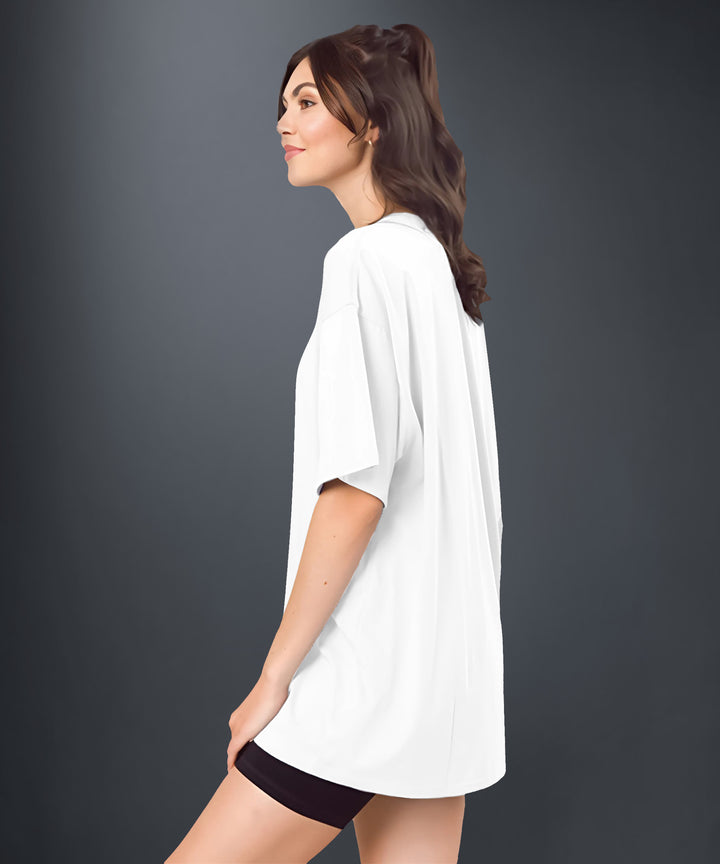 White Womens Oversized Tshirt
