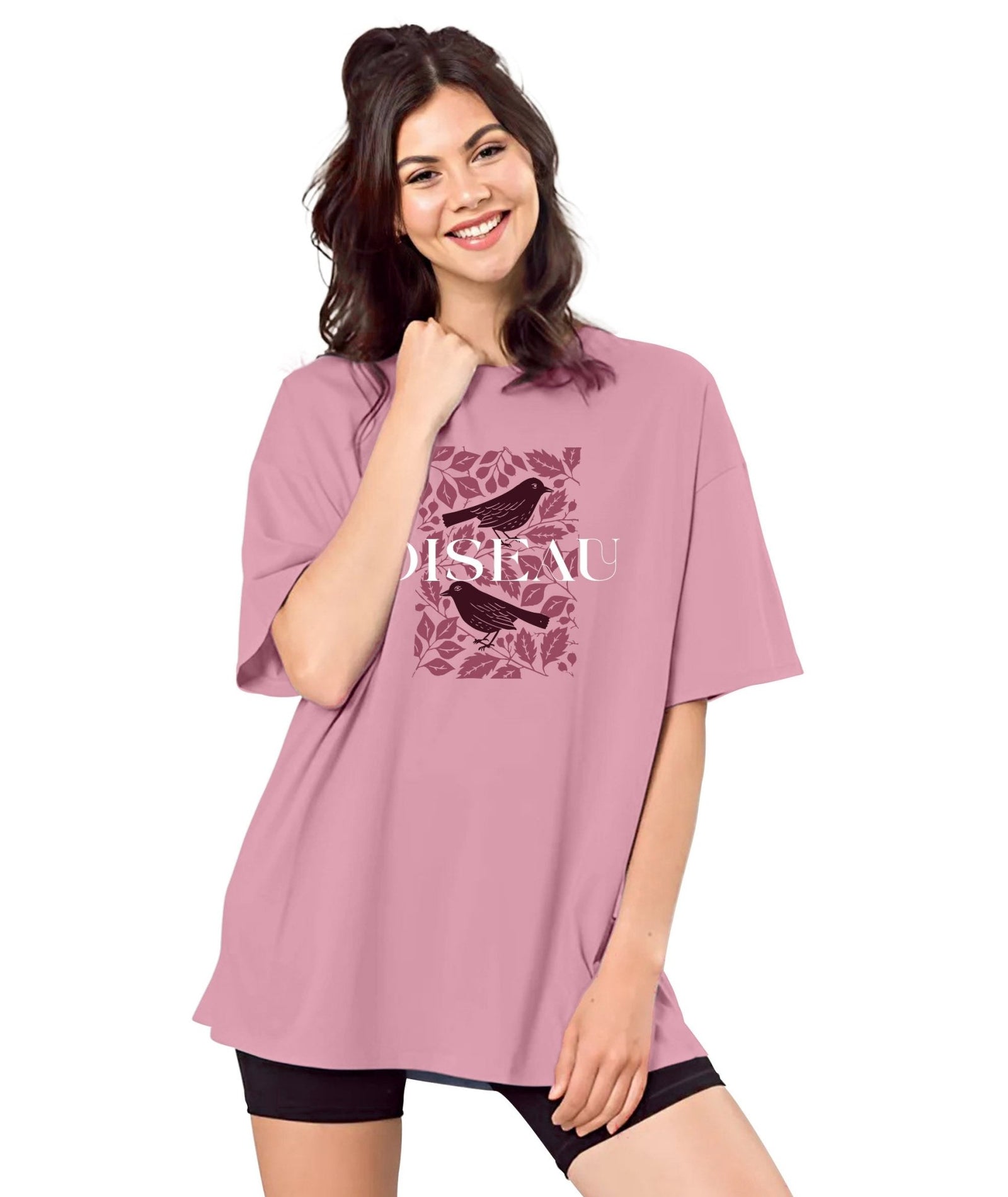 Womens printed Oversized Tshirt