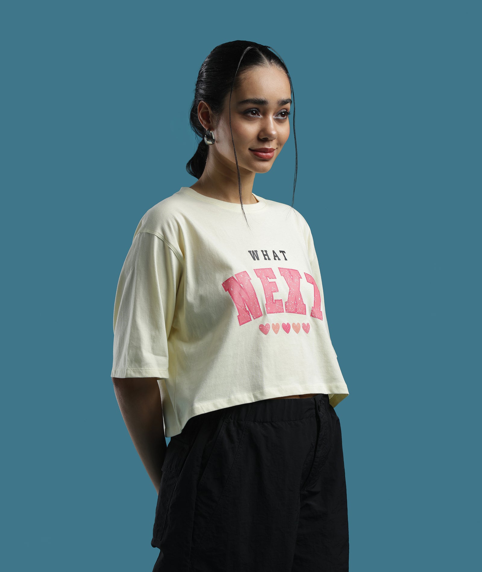 Womens Printed Crop Top