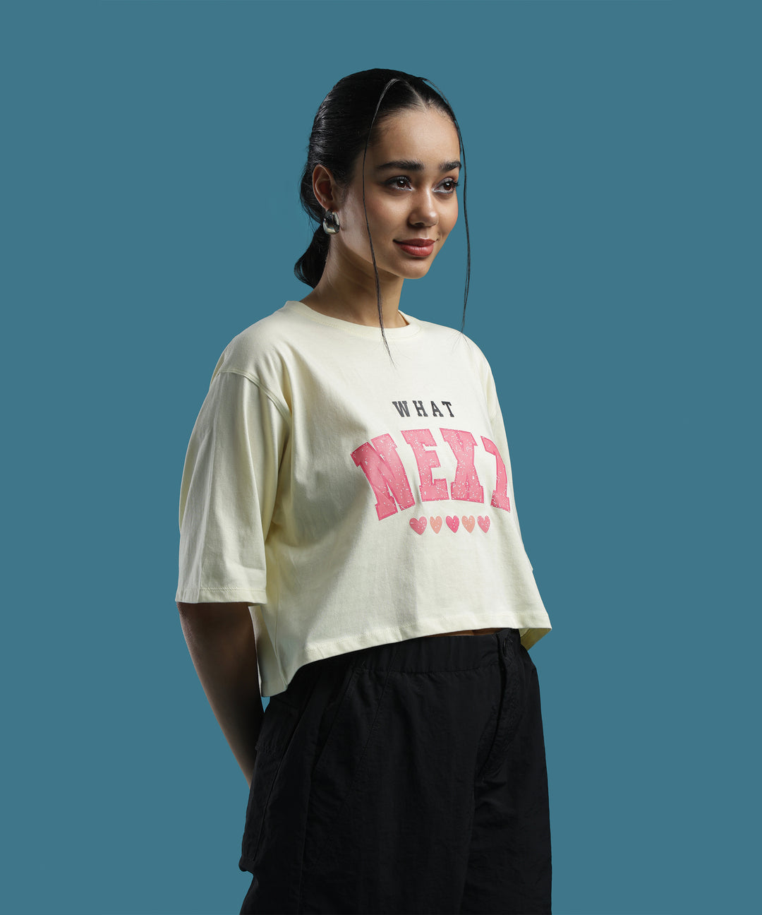 Womens Printed Crop Top