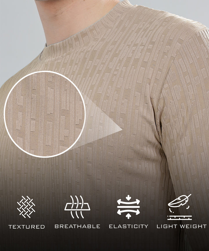 Men's Full Sleeve Polycotton T-Shirt