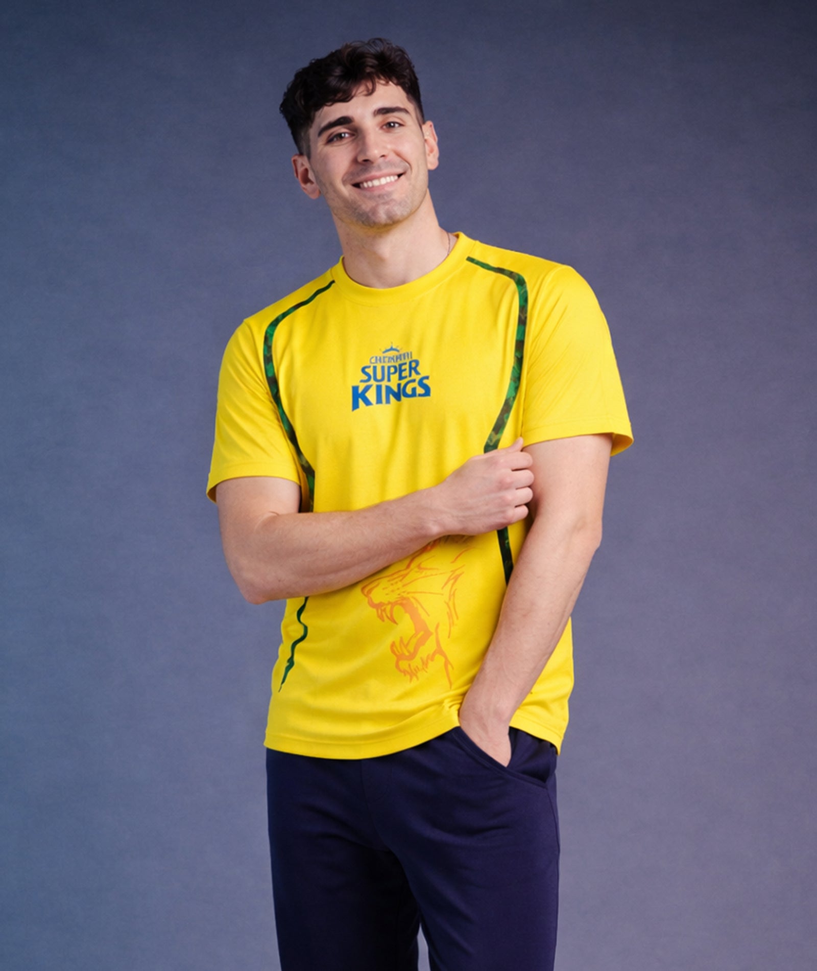 Mens IPL Cricket Jersey T-Shirt | CSK