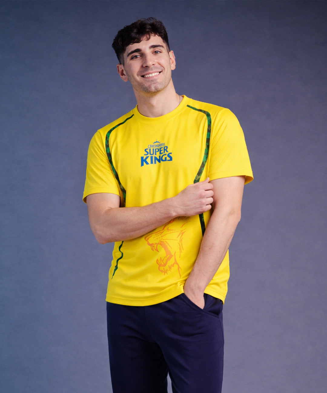 Mens IPL Cricket Jersey T-Shirt | CSK