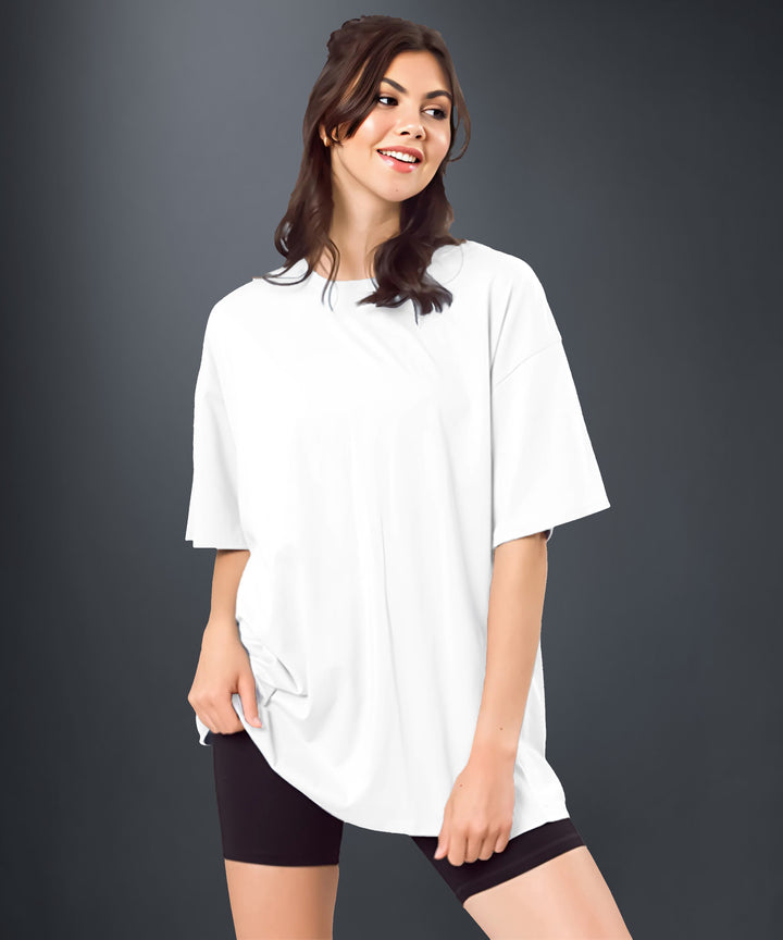 White Womens Oversized Tshirt