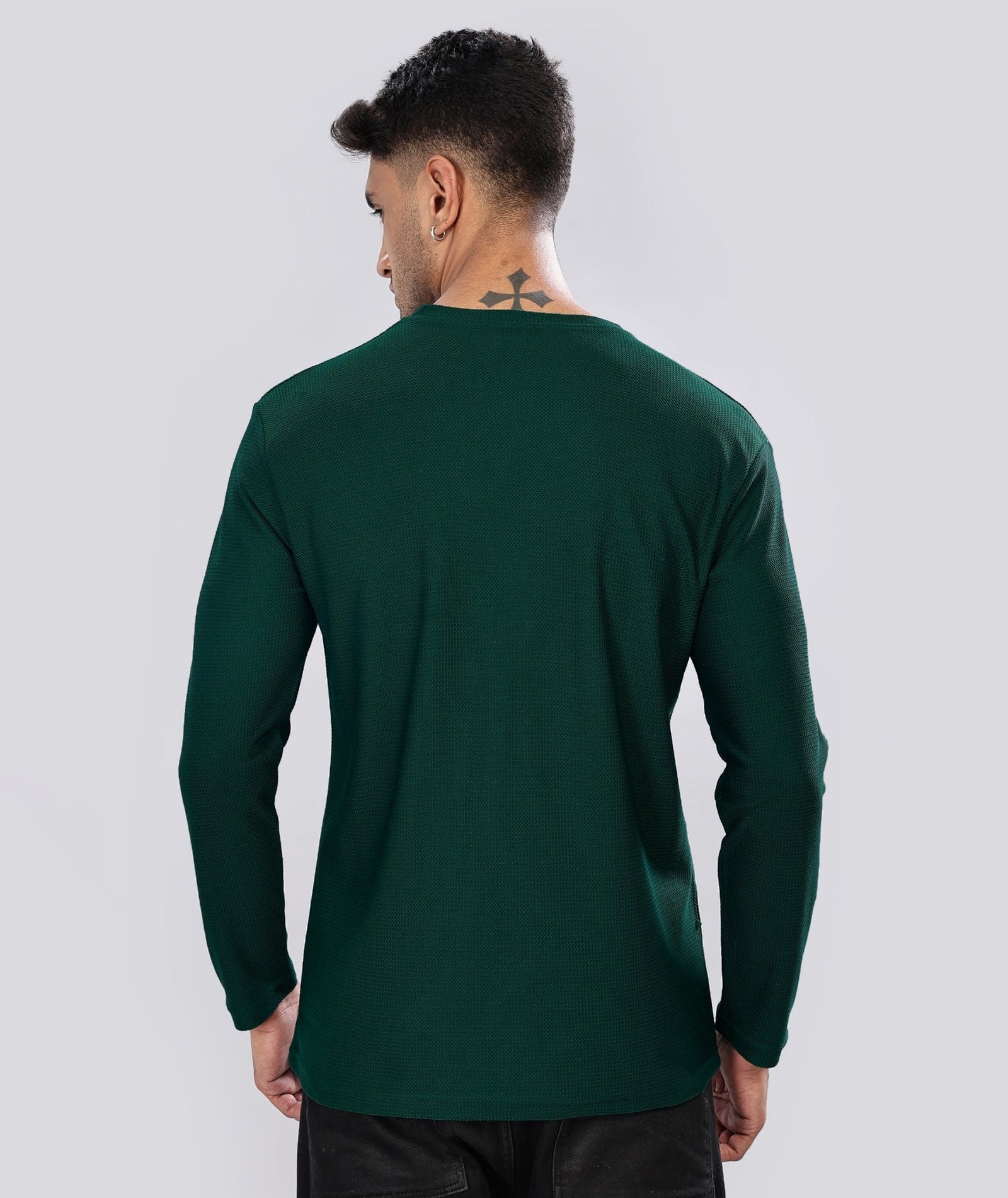 Men’s Regular Fit Polyblend Long Sleeve T-Shirt