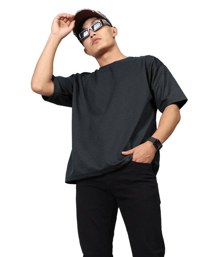 Men's Oversized Dark Grey T-Shirt